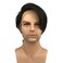 Aimole Lace Front Wig Men Hair Short Straight Synthetic Wigs Heat Resistant Fiber Natural Black Hair