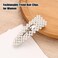 AEGYPIUS Pearl Hair Clips for Women, 2 Pcs 2.95 In Snap Hair Clips Pearl Hair Clip Pearl Barrettes for Women, Hair Snap Clips Pearl Hair Barrettes for Women Pearl Hair Accessories Pearl Clips for Hair