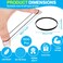 OIG Brands 1500 Pcs Mini Ponytail Holders   No Damage Rubber Bands For Baby and Toddler Girls   Tiny 1 Inch No Pull Hair Elastics (Black)