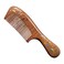 Sandalwood Wooden Hair Comb Handmade Wooden Comb Sandalwood Anti-Static Hair Comb Fine Tooth Hair Combs For women and kids Beard Comb (lvy)