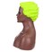 Short Finger Wavy Wig Curly Black Cute Nuna Wig Real Retro African Black Wigs for Women Mommy Wig Is Looks Natural (Fluorescent green)