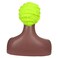 Short Finger Wavy Wig Curly Black Cute Nuna Wig Real Retro African Black Wigs for Women Mommy Wig Is Looks Natural (Fluorescent green)
