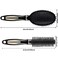 12 Pieces Hair Brush Comb Set Paddle Detangling Hairbrush Massage Roller Black Styling Hair Comb for Women Men Wet Dry Curly Straight Hair