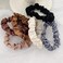 6 Pcs Elastic Hair Bands, 100% Mulberry Silk Hair Ties Scrunchies for Frizz &amp; Breakage Prevention, No Damage Hair Ties Ropes