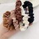 6 Pcs Elastic Hair Bands, 100% Mulberry Silk Hair Ties Scrunchies for Frizz &amp; Breakage Prevention, No Damage Hair Ties Ropes