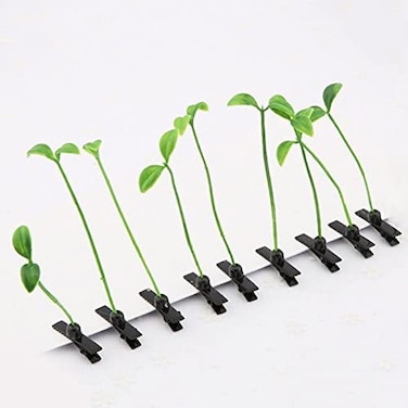 Funny Grass Hair Clips, 4 Pcs Bean Sprout Hairpins, Green Leaf Plant Antenna Hair Pins Hair Accessories for Women Girls Kids