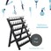 Braiding Hair Rack with 60 Pegs Standing Versatile Extension Hair Holder with 60 Spools - Ergonomic Braid Stand for Stylists - Time-Saving (black)