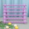Braid Rack 60 Spools for Hair Standing Braid Hair Extension Rack Stand, Hair Separator Stand Hair Extension Holder for Stylists (Light porple)