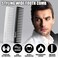 2Pcs Wide Tooth Comb and Large Hair Detangling Comb, Durable Hair Combs, Suitable for Curly Hair, Long Hair, Wet or Dry Hair in all Types, Anmieciu Advanced Care Styling Hair Comb. (Black, White)