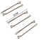 Dofash 5CM/2IN Straight Large Bobby Pins Brown for Thick Hair Pins Flat Hair Decorative Hair Accessories for Women Girls 60 Count/Card
