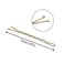 Dofash 5cm Waves Bobby Pins Blonde Octagon Container Hairpins Large Package for Hair Salon Women's Hair Styling 260 Count (Blonde)