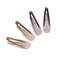 Dofash 5CM/2IN Snap Hair Clips for Styling Sectioning Hair Barrettes for Women Fine Hair Metal Bun Clips for Hair 12 Count/Light Brown+Dark Brown