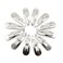 Dofash 5CM/2IN Snap Hair Clips Mini Silver Hair Clips for Women Metal Small Hair Clips Hair Grips Hair Accessories 12 Count/Silver