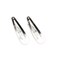Dofash 5CM/2IN Snap Hair Clips Mini Silver Hair Clips for Women Metal Small Hair Clips Hair Grips Hair Accessories 12 Count/Silver