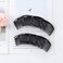 Cinaci 30 Pack Clear White Black Brown Plastic Hair Side Combs Slide Bun Holder with 23 Teeth DIY Headpieces Clips Grips Barrettes Accessories for Women Brides Veil (Black)