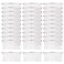 Cinaci 30 Pack Silver Metal Hair Side Combs Plain Slide Barrettes with 20 Teeth DIY Decorative French Headpieces Bun Holder Wire Comb Hair Clips Crafts Accessories for Women Girls Wedding Brides Veil