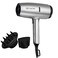 REVLON Dry Max Hair Dryer with Diffuser for Natural Curls  Prevents Frizz, Speeds Drying Time, and Reduces Damage, Plus Concentrator for Precise Styling, 1875 Watts (Silver)