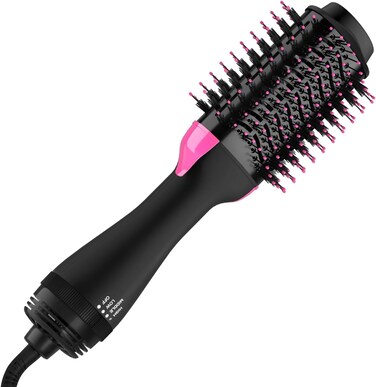 2024 New 4 in 1 Styling Tools Blow Dryer with Aluminum Sheet Oval Barrel, Hair Dryer and Styler Volumizer, Hot Air Brush Hair Straightener Brush for All Hair Types,Hair Dryer Brush Blow Dryer Brush.