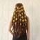 Noakofo Sunflower Hippie Headbands for Women Floral Crown Sunflower Headdress Sunflower Hair Accessories for Wedding, Baby Shower, Photo Shot