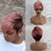 FCHW Short Pixie Cut Hair Wig Short Hairstyles Synthetic Wigs For Women Popular Fashion Wigs Heat Resistant Hairpieces Women's Wig (DJ9410 Pink)