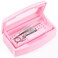 Nail Tool Sterilizer Box, Plastic Sterilization Tray Storage Organizer for Tweezer, Eyelash Extensions, Nail Implement for Esthetician (Pink)