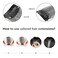 Clip-in Hair Extensions 21 Inch Heat-Resistant Synthetic Straight Hair Extensions for Women &amp; Girls - Gift, Party Highlights - Multi-Colored Hairpiece - 12 PCS (Light Gray, Dark Gray)