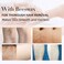 Wax Strips for Hair Removal -Bikini And Brazilian Wax Strips -Body Wax Strips for Body Arms Legs Chest Back- Waxing Kit for Women Men At Home - 40ct Wax Strips,6ct Body Wipes, Green