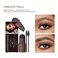 Eyebrow Stamp Stencil Kit, Eyebrow Shaping Kit with 12 pair Reusable stencils, Long-Lasting, Waterproof eyebrow powder for women (Blonde)