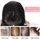 18 inch Hair Toppers for Women with Thinning Straight Hair Topper 6.5"x6.5" large Base with Bangs Hairpiece Synthetic Wig Clip In Light and Natural Black