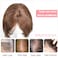 18 inch Hair Toppers for Women with Thinning Hair Straight Hair Topper Synthetic Wig Clip In Hair Topper 6.5"x6.5" large Base with Bangs Hairpiece Light and Natural Hair Piece Brown