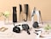 12 Pcs Hair Styling Brush Set with Detangler, Teasing, Rat Tail, Edge Brushes and Baby Hair Brushes - Soft Bristles for Baby Girls and Women (Black)