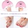 UV Gel Nail Lamp,80W Nail Dryer LED UV Light for Gel Polish-4 Timers Professional Nail Art Accessories,Curing Gel Toe Nails,Pink