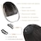 Clip In Bangs 100% Real Human Hair Bangs Hair Clip Thin Bangs On Hairpiece On Air Bangs With Temple Wispy Bangs Hair Extensions for women Daily Use Hair Accessories（Natural black）