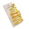 7Pcs Yellow Sweet Flower Women Girl Barrette Bobby Pin Hairpin Hair Clips Decoration Elegant Gold Gifts Hair Clips 7cm/2.76
