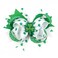 4Pcs St. Patrick's Day Hair Clips Handmad Irish Green Shamrock HairBand Lucky Shamrock Hair Clips Costume Hair Accessory for Women, Girls (Lucky Hair Clips) (4pcs clover)