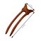 Wooden Hair Forks, 1PCS 5.51In Handmade Retro Sandalwood Hair Sticks French Hair Chopsticks Hair Pins Hairpin, Hair Accessory (Red)