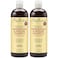SheaMoisture Jamaican Black Castor Oil Strengthen &amp; Restore Shampoo, Shea Butter, Peppermint &amp; Apple Cider Vinegar, Sulfate Free, Chemically Processed Hair, Family Size (2 Pack -16 Fl Oz Ea)