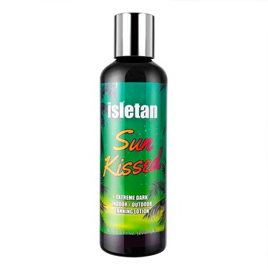 Sun Kissed Extreme Dark Tanning Accelerator Lotion For Indoor Tanning Bed &amp; Outdoor Sun Without Bronzer, Suntan &amp; Sunbed Tanning Lotion To Get Dark Tan W/Tattoo Protection, DHA Free, 6.76oz