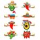 mokkia 8PCS Cinco De Mayo Hair Clips for Women Mexican Fiesta Hairpins Sombrero Pianata Cactus Hair Clips Mexican Hair Accessory (8PCS A)