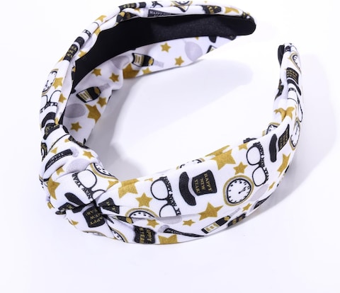 NVENF Halloween Christmas Thanksgiving New Year Headband for Women Festive Holiday Knotted Headband Hair Accessories Gifts