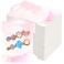 100 Pieces Hair Clip Display Cards Hair Bow Holder Rectangle Hair Bow Hoder for Hair Accessories Display and Organizing,4x3 Inches