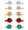 PHALIN Christmas Hair Clips for Women Xmas Snowflake Wreath Reindeer Bell Hairpins Rhinestone Holiday Hair Barrettes Festive Costume Hair Accessory Gifts (10PCS Xmas Hair Clip)