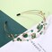 mokkia St.Patrick's Day Headband for Women - Enamel Green Shamrock Jeweled Rhinestone Headband, Holiday Outfits &amp; Gifts