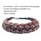 Braided Headband 5 Strands Synthetic Classic Chunky Elastic Braid Headband Women Ms Bohemian Trendy Hair Braid (Light Brown Auburn)