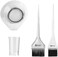 STYLANCE 4pc Professional Salon Hair Dye Kit - Bleaching, Dyeing, Mixing Bowl, Measuring Cup, Coloring Tools for DIY Salon