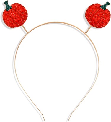 PHALIN Thanksgiving Fall Headbands Enamel Pumpkin Maple Leaf Turkey Hairbands for Women Autumn Costume Hair Accessory