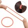 TecUnite 200 Pieces No-metal Hair Elastics Bulk Rubber Bands Hair Ties Ponytail Holders Bands for Women(Cute Color)