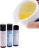 Lip Balm Container Kit - 50x Lip Balm Tubes (Black), 50x Writable Sticker (3 colors), 50x Printed Stickers (Transparent) - for DIY Lip Balm - DIY Homemade Cosmetics - Home Travel Gift Idea