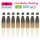 Ombre Braiding Hair Pre Stretched 30 Inch Brown Blonde 8 Packs Easy Braids Hot Water Setting Synthetic Braiding Hair Extensions Crochet Hair Braiding Twist(30 inch-8Pcs, 1B-27-613)
