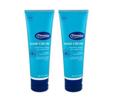 Dermisa Hand Cream   Nourishing Formula For Dry Hands   Contains Cocoa Butter, Collagen &amp; Vitamin-E   3 OZ   Pack of 2